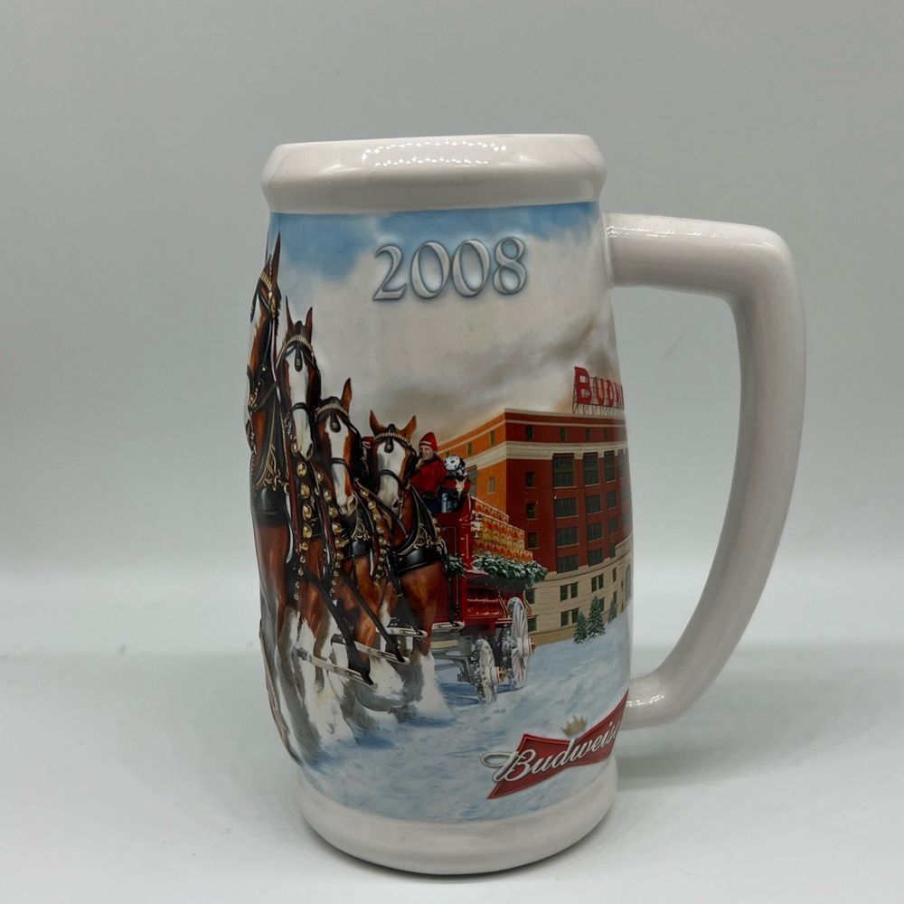 Budweiser 2008 Holiday Stein